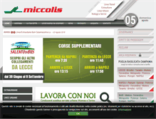 Tablet Screenshot of miccolis-spa.it